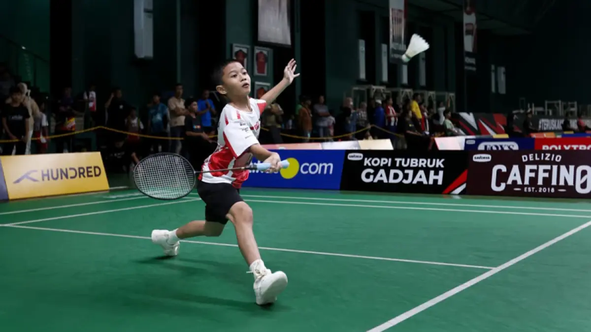 BERSAING KETAT: Atlet mengikuti tahapan turnamen Audisi Umum PB Djarum. (PB DJARUM UNTUK RADAR KUDUS)