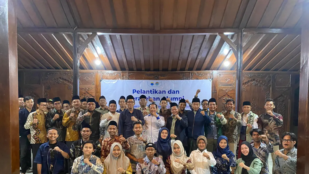 IKA PMII Rayon Ushuluddin UIN Walisongo Semarang usai dilantik.