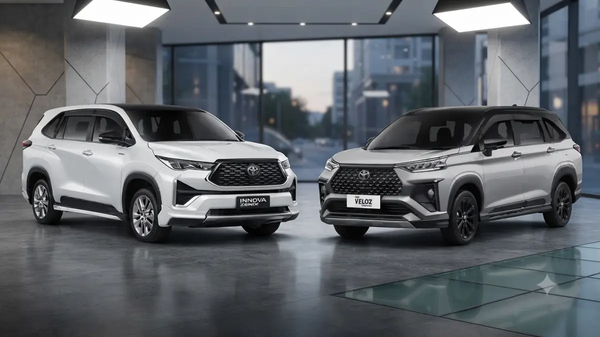 Toyota Veloz Hybrid dan Innova Zenix Hybrid, Beda Harga, Dimensi hingga Performa.