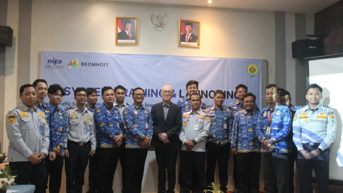 LAUNCHING: PT BeomhoIT bersama jajaran perangkat daerah Grobogan.