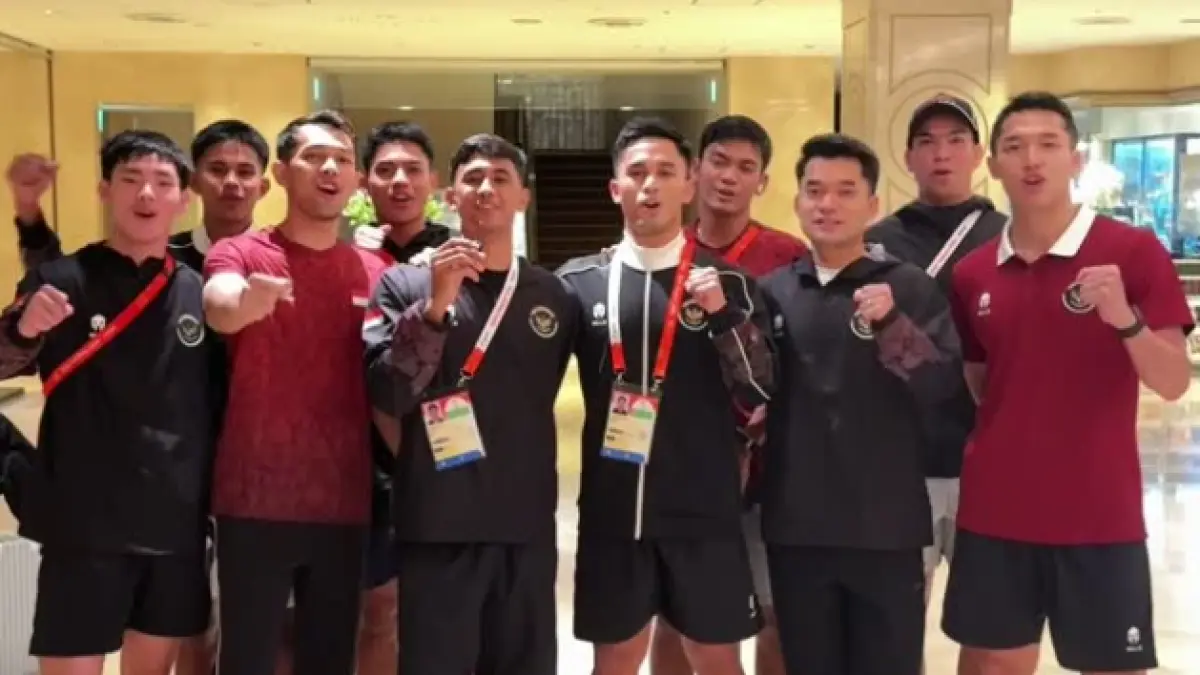 Tim beregu putra badminton Indonesia untuk Asian Games 2026.
