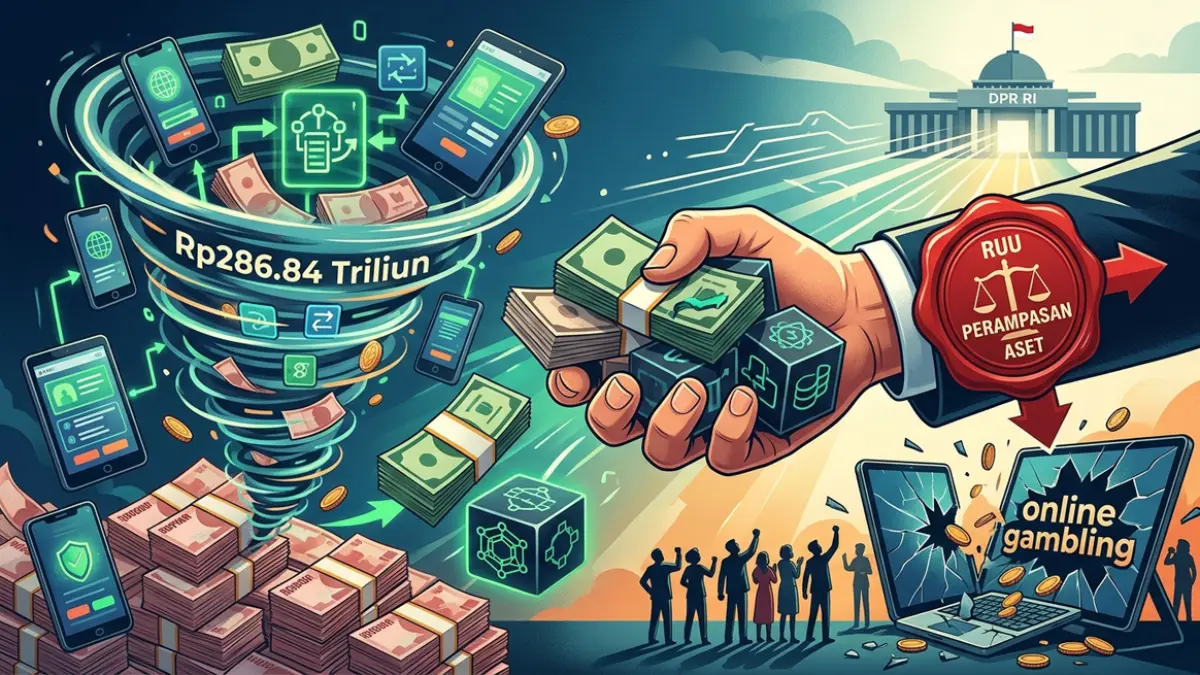 Ilustrasi judi online (ai)