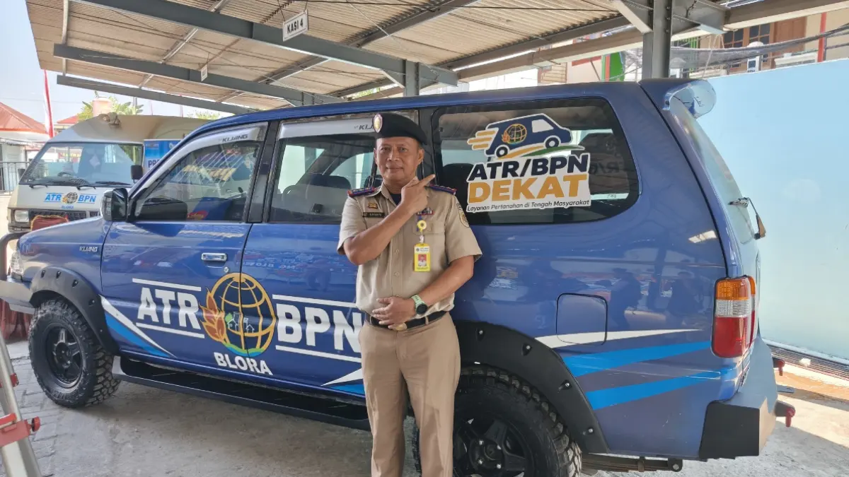 DEKATKAN PELAYANAN: Kantor ATR/BPN Blora mengaktifkan layanan pengurusan sertifikat tanah lebih dekat di Wilayah Blora Selatan.