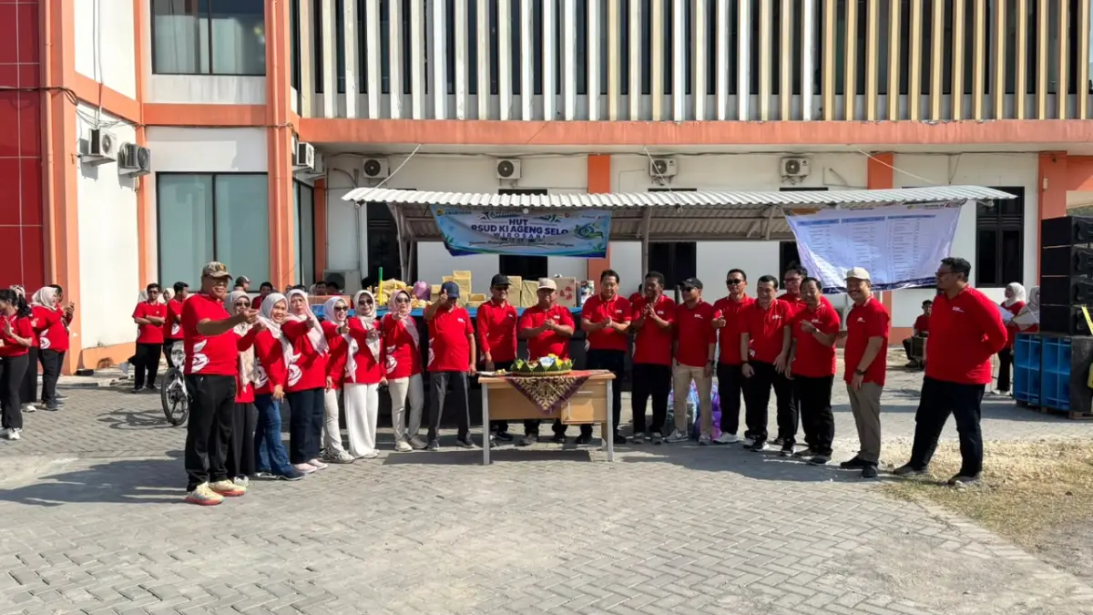 PERAYAAN: HUT ke-6 RSUD Ki Ageng Selo Wirosari berlangsung meriah.