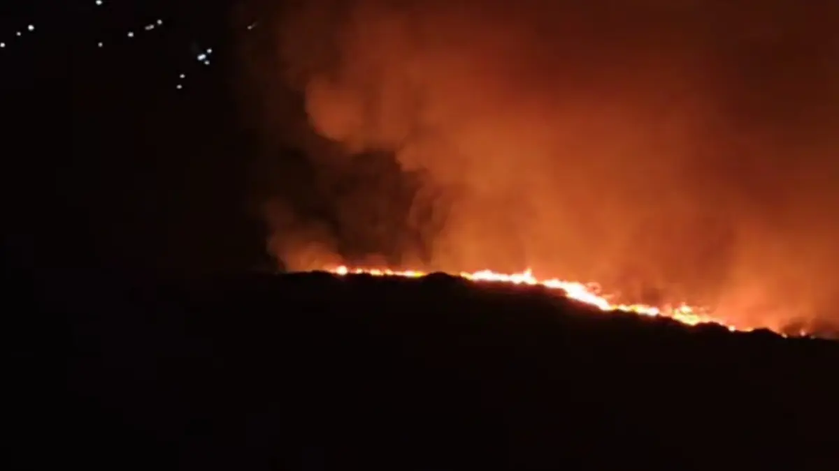 TPA Jatibarang Semarang terbakar (Foto: Tangkapan layar live Tiktok