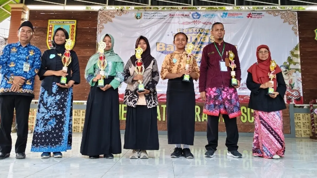 PARA PEMENANG: Para pemenang FTBI SMP di Kabupaten Rembang 2026, Kamis (1/10).