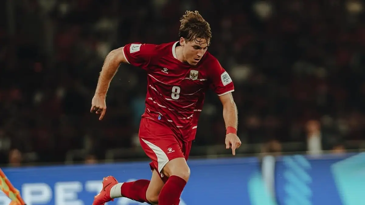 Luke Vikery pemain timnas Indonesia.