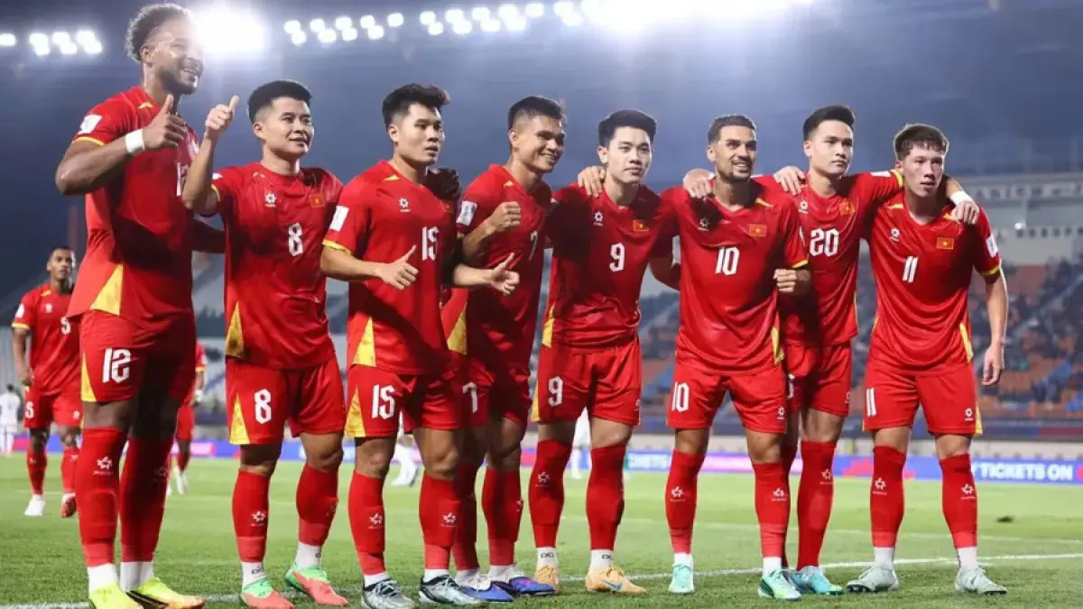 Timnas Vietnam saat menghadapi Pakistan pada FIFA ASEAN Cup 2026. (FIFA)