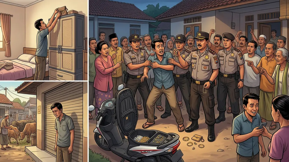 Ilustrasi kasus pencurian