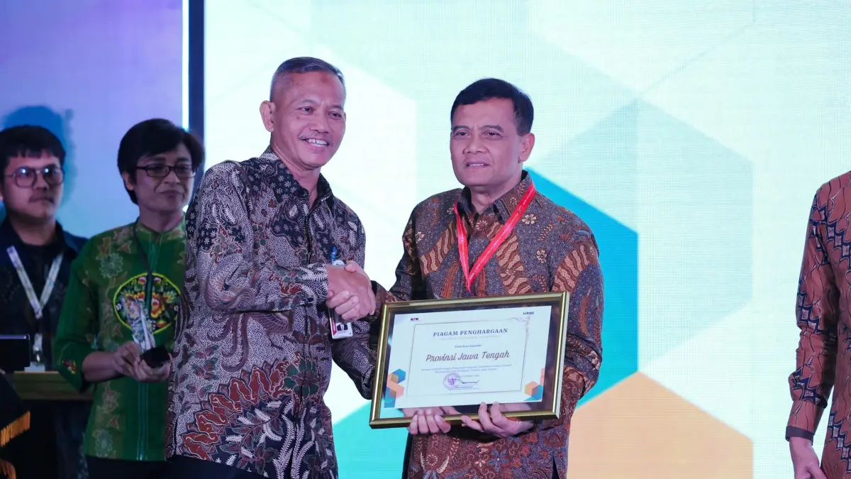 KPK mengapresiasi program Sekolah Berintegritas Jawa Tengah. Gubernur Ahmad Luthfi.