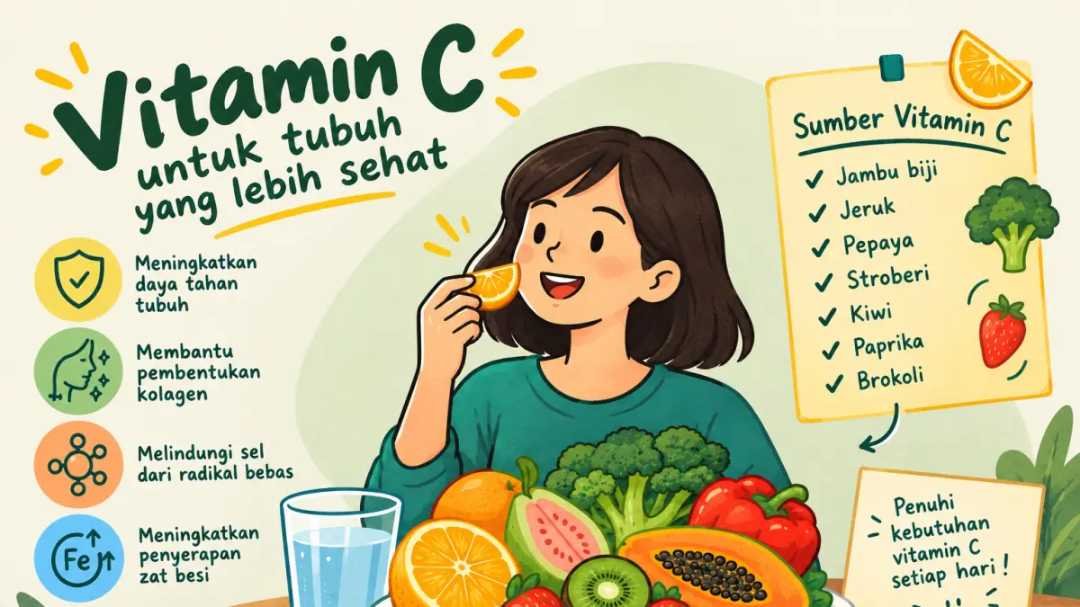 ilustrasi kebutuhan vitamin C