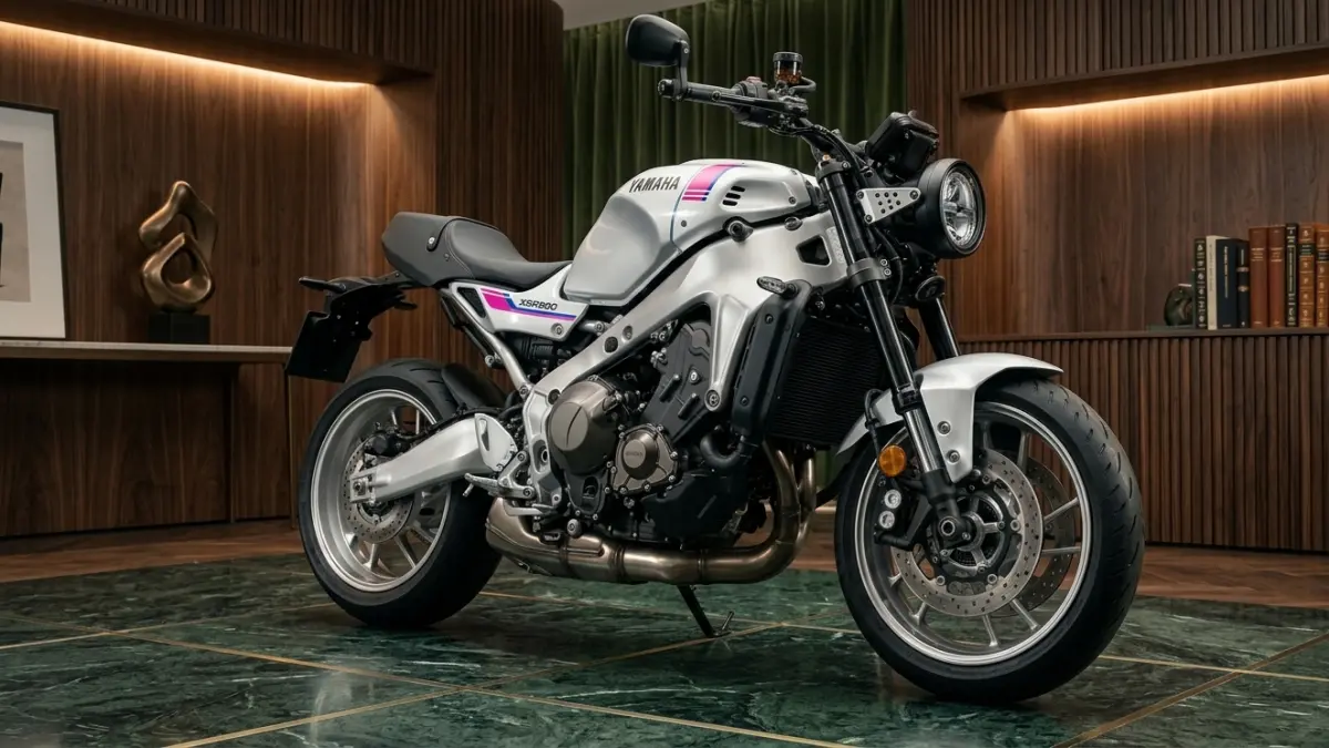 Yamaha XSR900 2027 Pakai Warna Neon White, Nostalgia Motor Sport Yamaha Era 1990-an