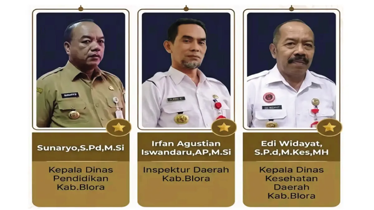 Sunaryo, Edi, dan Irfan Masuk Tiga Besar Calon Sekda Blora, Pelantikan Dijadwalkan 28 Oktober