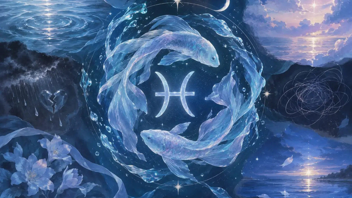 Ilustrasi Pisces dan emosi