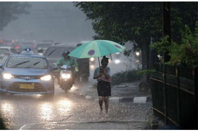Beberapa kota besar di Indonesia diperkirakan alami hujan. (JawaPos.com)