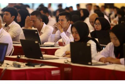 Tes CPNS di Mojokerto (Istimewa via Radar Mojokerto)