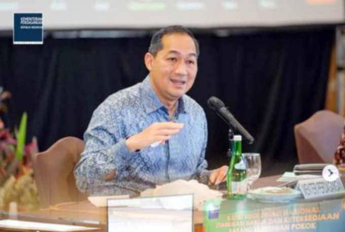 Menteri Perdagangan Muhammad Lutfi menegaskan pentingnya sinergi seluruh pemerintah daerah dengan pemerintah dalam menyediakan ketersediaan pasokan barang jelang Nataru. (KEMENDAG FOR RADAR KUDUS)