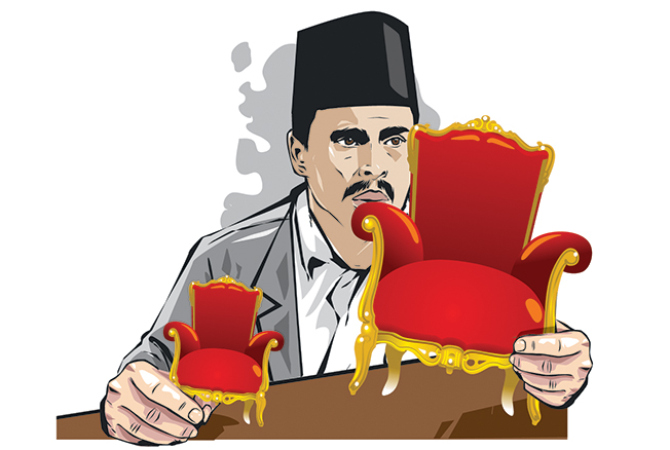 Illustrasi rebutan  jabatan Pimpinan Tinggi (JPT) Pratama. (MAHENDRA ADITYA/RADAR KUDUS)