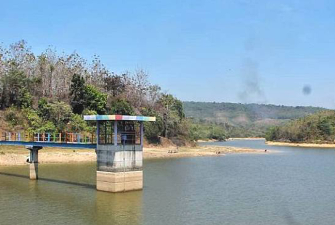 INDAH: Pemandangan embung. (DOK. RADAR KUDUS)
