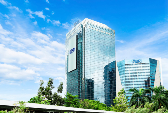 MEGAH: Kantor Pusat Bank Rakyat Indonesia (BRI). (BRI FOR RADAR KUDUS)