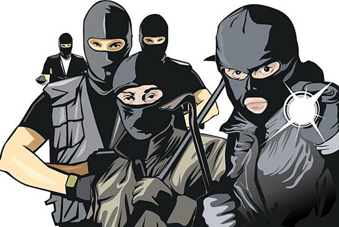 Illustrasi komplotan perampok. (ISTIMEWA)