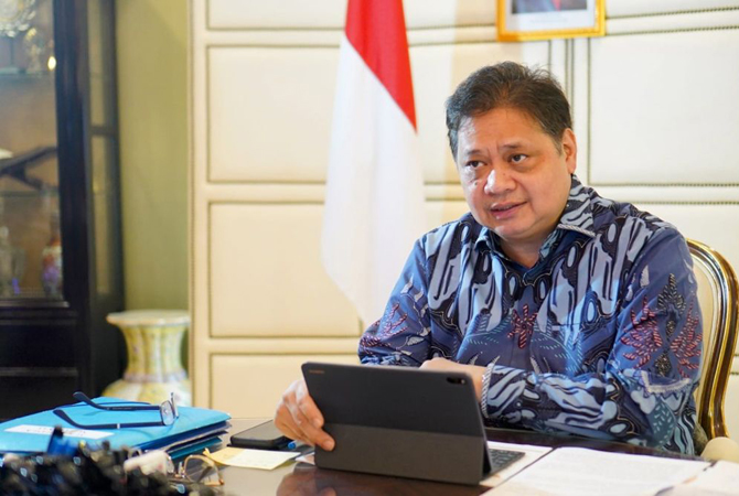 Menko Perekonomian Airlangga Hartanto (Dok Radar Kudus)