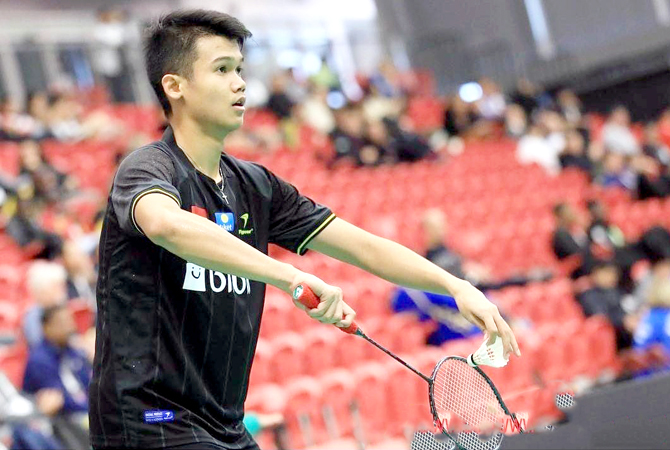 IKUTI KEJUARAAN: Cristian Adinata, atlet bulu tangkis asal Pati saat mengikuti kejuaraan Asia Team Championships 2022 di Malaysia. (DOKUMEN PRIBADI)