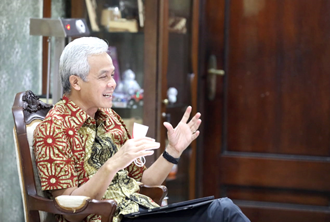 Gubernur Jawa Tengah Ganjar Pranowo. (DOK.RADAR KUDUS)
