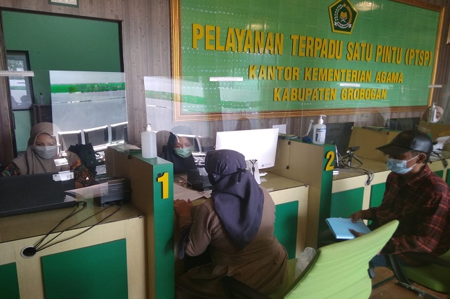 Kantor urusan agama Grobogan. (ISTIMEWA/RADAR KUDUS)
