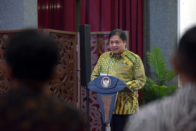Menko Perekonomian Airlangga Hartanto (ISTIMEWA FOR RADAR KUDUS)