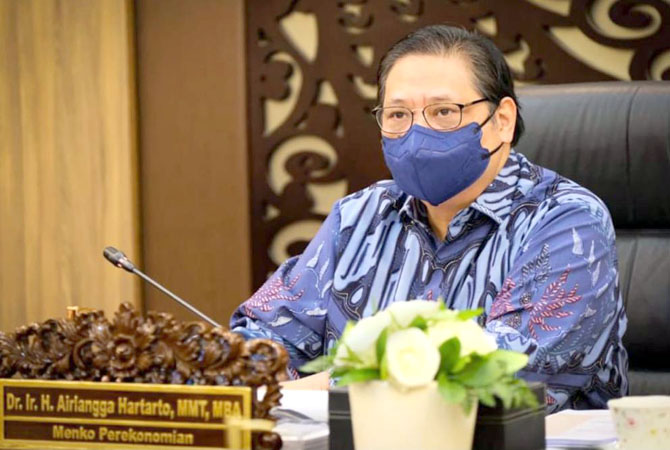 Menko Perekonomian Airlangga Hartanto (Dok Radar Kudus)