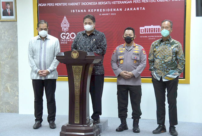 Menko Perekonomian Airlangga Hartanto (ISTIMEWA FOR RADAR KUDUS)