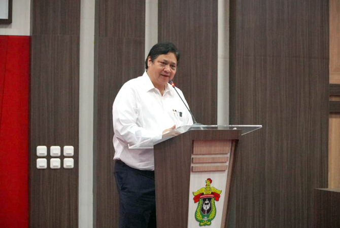 Menko Perekonomian Airlangga Hartanto (ISTIMEWA FOR RADAR KUDUS)