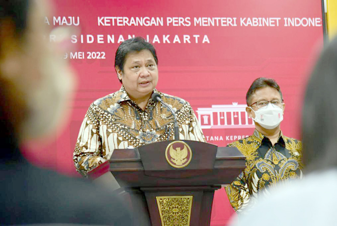 Menko Perekonomian Airlangga Hartanto (Istimewa for Radar Kudus)