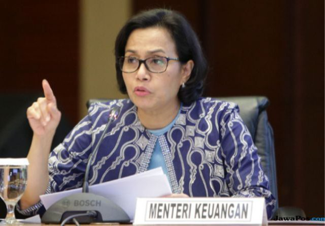 Menteri keuangan, Sri Mulyani. (JAWAPOS)