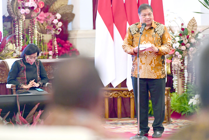 Menko Perekomian Airlangga Hartanto (Istimewa for Radar Kudus)