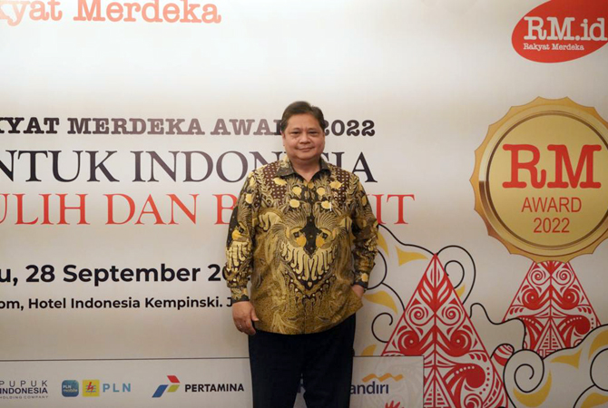 Menko Perekonomian Airlangga Hartanto (Istimewa for Radar Kudus)
