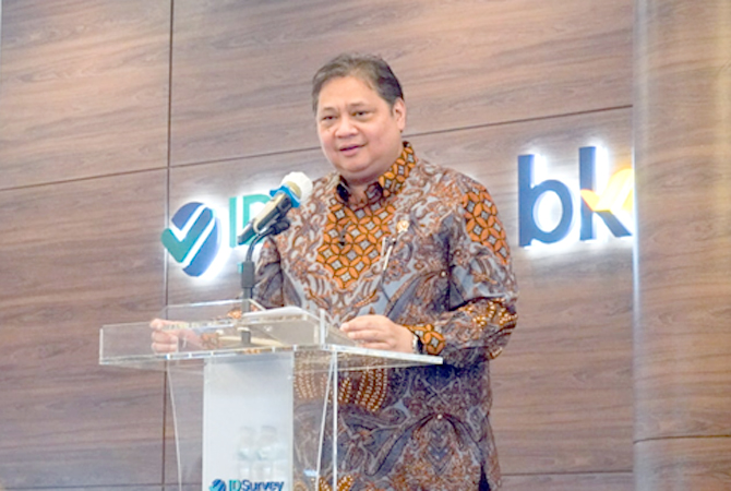 Menko Perekonomian Airlangga Hartanto (ekon.go.id for Radar Kudus)