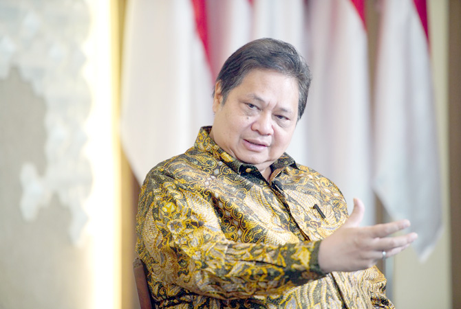 Menko Perekonomian Airlangga Hartanto (Dok Radar Kudus)