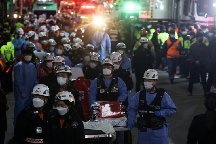 Tragedi maut pesta Halloween di pusat Kota Seoul. (The Korea Herald)