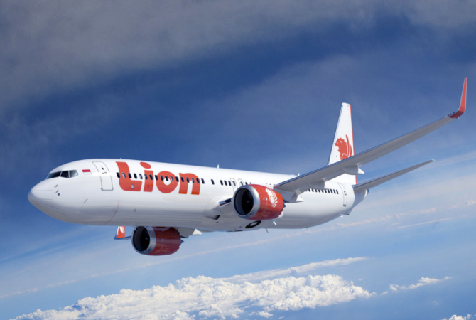 Pesawat Lion Air. (ISTIMEWA)