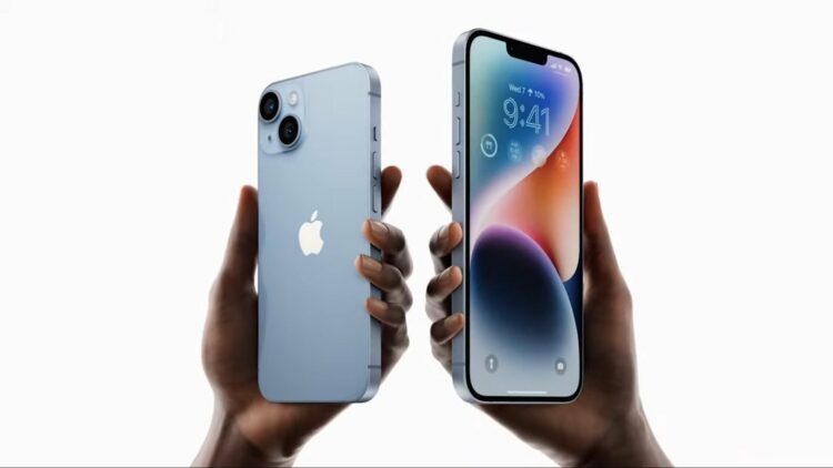 Ilustrasi iPhone 14 dan iPhone 14 Plus (Apple)