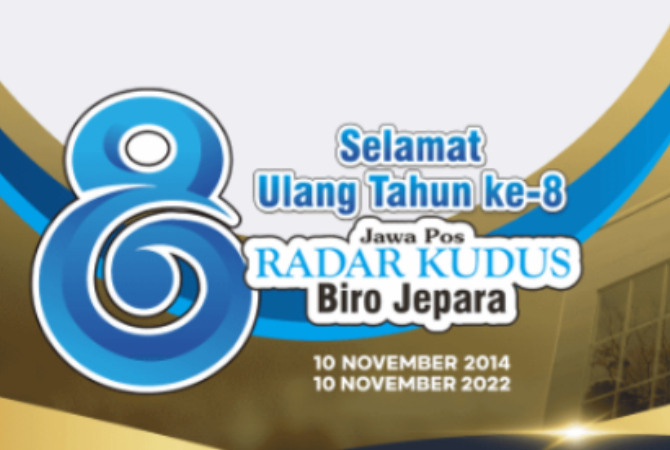 HUT ke-8 Jawa Pos Radar Kudus Biro Jepara. (DOK. RADAR KUDUS)