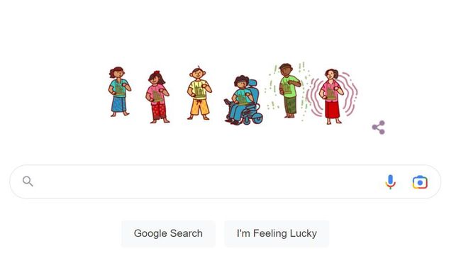 Google Doodle Angklung