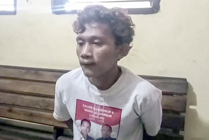 Remaja berusia 19 tahun memperkosa ibu kandungnya dan mencabuli adiknya di Lampung. (Foto: Arsip Istimewa)
