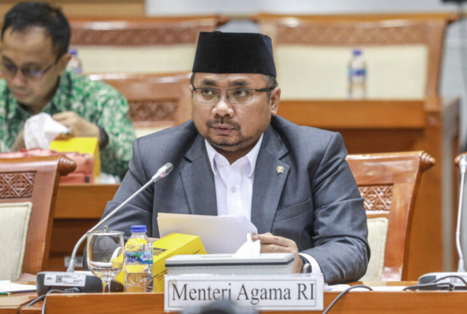 Menteri Agama (Menag) Yaqut Cholil Qoumas. (ISTIMEWA)