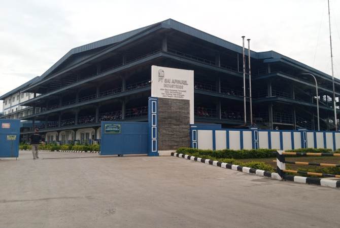 PT Sai Apparel Industries Grobogan. (EKO SANTOSO/RADAR KUDUS)