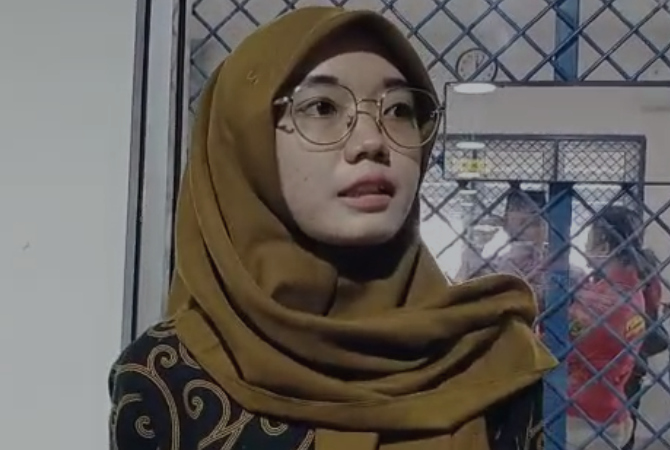 TAK KUNJUNG DIPERPANJANG: Mala Ainun Rohmah, Ketua Serikat Pekerja PT Sai Apparel Industries Grobogan (SP SPRING) yang tak kunjung di. (EKO SANTOSO/RADAR KUDUS)