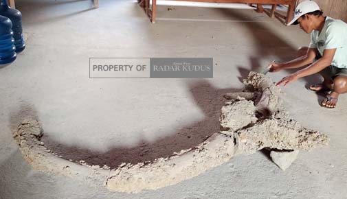 BERSERAKAN: Sejumlah fosil yang ada di Desa Banjarejo Kecamatan Gabus. (INTAN MAYLANI SABRINA/RADAR KUDUS)