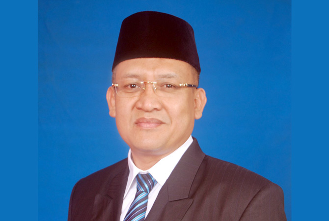 Ketua DPC Gerindra Grobogan Sugeng Prasetyo (SIROJUL MUNIR/RADAR KUDUS)